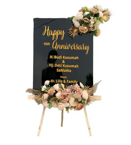 Papan Bunga Akrilik Guntung Manggis