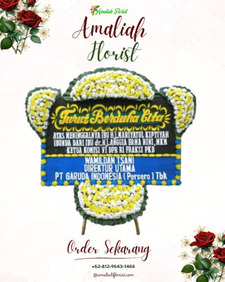 Papan Bunga Duka di Guntung Manggis