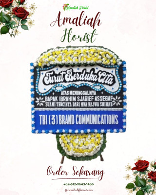 Papan Bunga Duka di Guntung Manggis